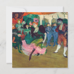 Toulouse-Lautrec - Marcelle Lender, som dansar Bol Tack Kort