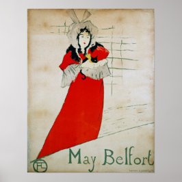 Toulouse-Lautrec - May Belfort Poster
