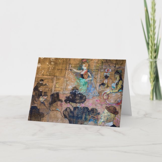 Toulouse-Lautrec - Moorish Dance / Almehs Kort (Framsida)