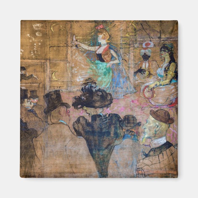 Toulouse-Lautrec - Moorish Dance / Almehs Magnet (Framsidan)