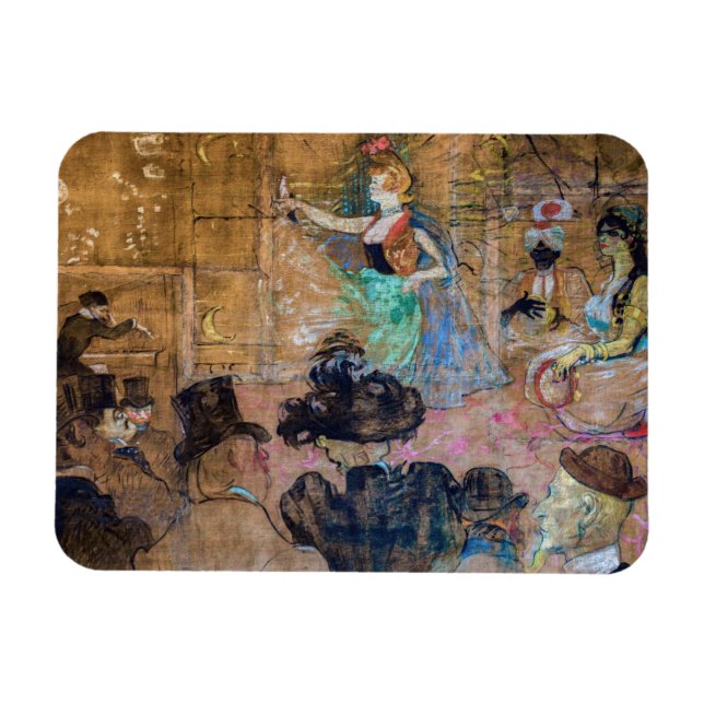 Toulouse-Lautrec - Moorish Dance / Almehs Magnet (Horisontell)