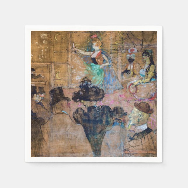 Toulouse-Lautrec - Moorish Dance / Almehs Pappersservett (Framsidan)