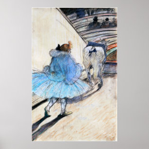 Toulouse-Lautrec - På cirkus, in i ri… Poster