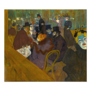 Toulouse-Lautrec - På Rouge Fototryck