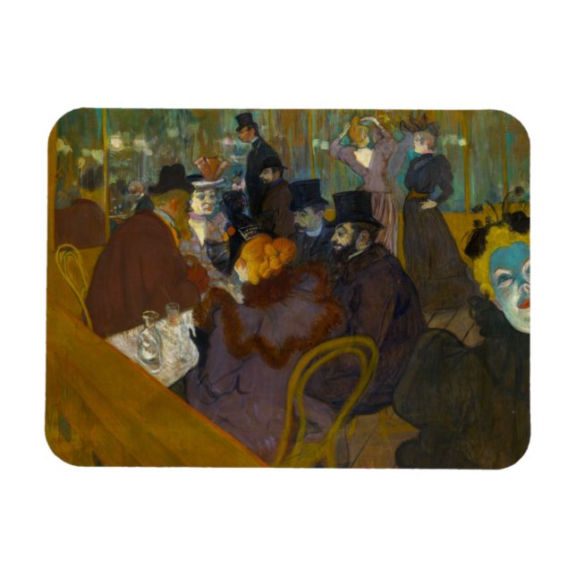 Toulouse-Lautrec - På Rouge Magnet (Horisontell)