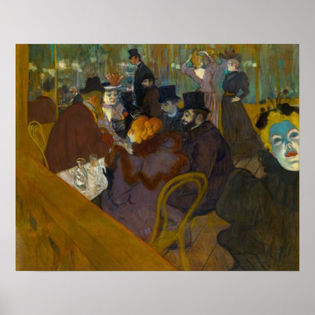 Toulouse-Lautrec - På Rouge Poster (Framsidan)