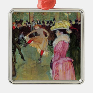 Toulouse-Lautrec på rougen, prydnad Julgransprydnad Metall