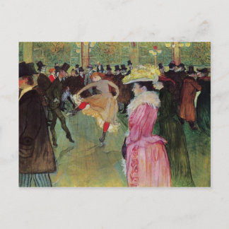 Toulouse-Lautrec, på sträckan Dance Vykort