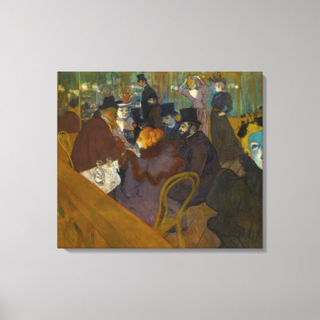 Toulouse-Lautrec - På väg Canvastryck (Framsida)