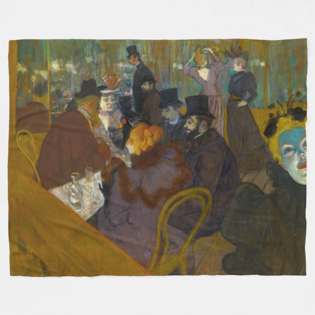 Toulouse-Lautrec - På väg Fleecefilt (Framsidan (Horisontell))