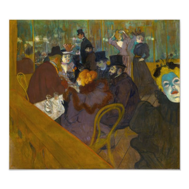 Toulouse-Lautrec - På väg Fototryck (Framsidan)