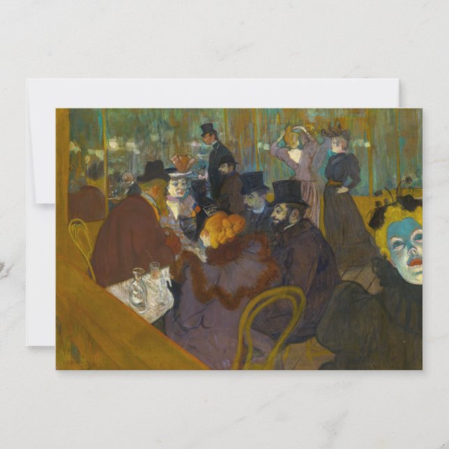Toulouse-Lautrec - På väg Inbjudningar (Framsida)