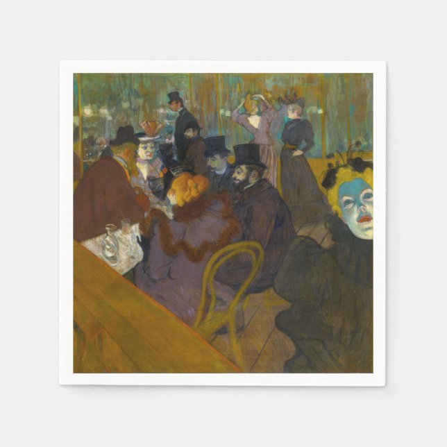 Toulouse-Lautrec - På väg Pappersservett (Framsidan)