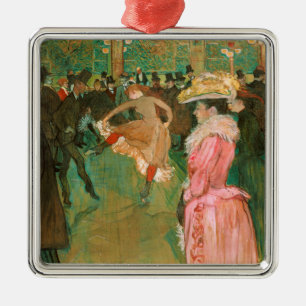 Toulouse-Lautrec - På vägen, dansen Julgransprydnad Metall