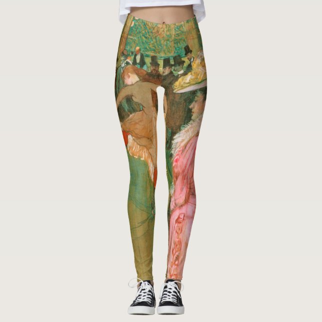 Toulouse-Lautrec - På vägen, dansen Leggings (Framsida)