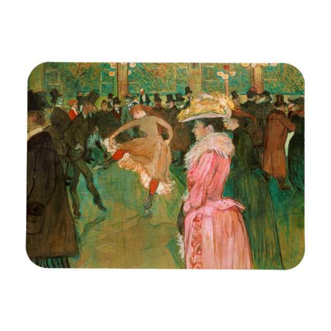 Toulouse-Lautrec - På vägen, dansen Magnet (Horisontell)
