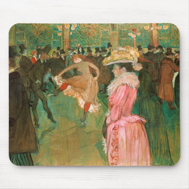 Toulouse-Lautrec - På vägen, dansen Musmatta (Framsidan)