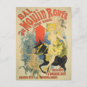 Toulouse Lautrec Poster Art Vykort