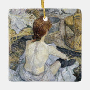 Toulouse-Lautrec - Rousse / Toilet Julgransprydnad Keramik