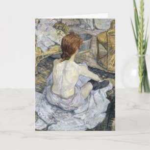Toulouse-Lautrec - Rousse / Toilet Kort