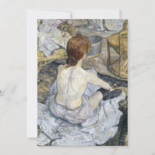 Toulouse-Lautrec - Rousse / Toilet Tack Kort