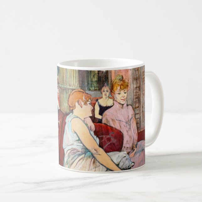 Toulouse-Lautrec - Salon, rue des Moulins Kaffemugg (Framsida höger)