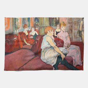 Toulouse-Lautrec - Salon, rue des Moulins Kökshandduk