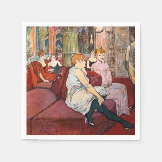Toulouse-Lautrec - Salon, rue des Moulins Pappersservett (Framsidan)