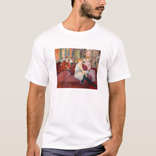 Toulouse-Lautrec - Salon, rue des Moulins T Shirt (Framsida)