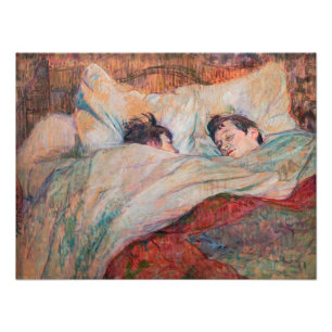 Toulouse-Lautrec - Sängen Fototryck