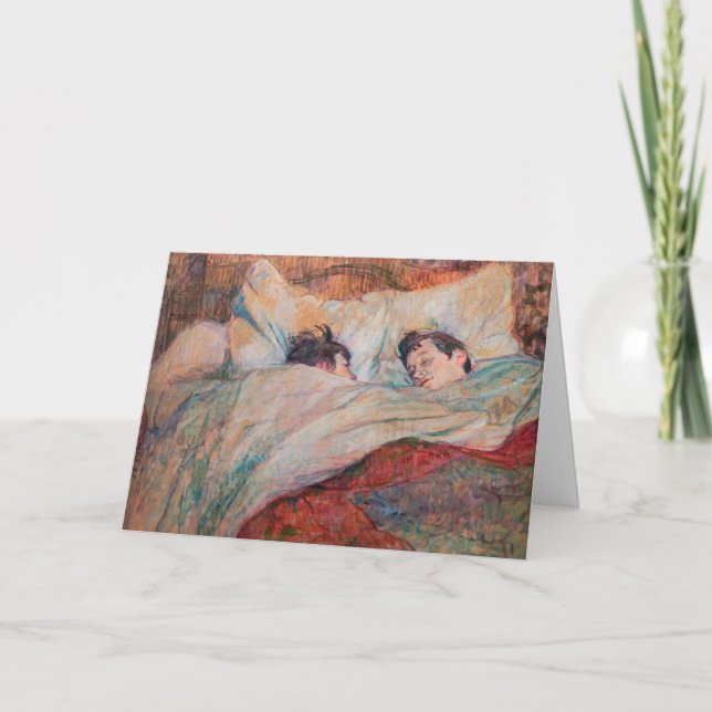 Toulouse-Lautrec - Sängen Kort (Framsida)
