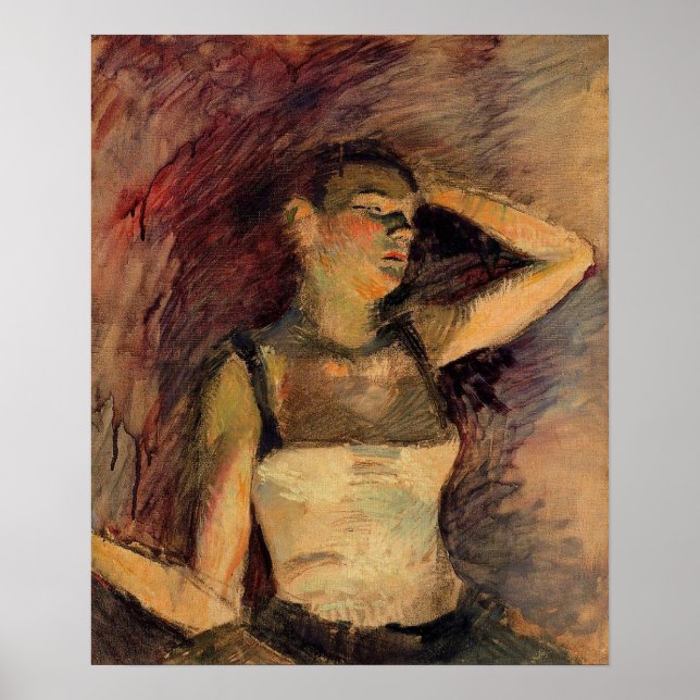 Toulouse-Lautrec - Study of a Dancer 1888 Poster (Framsidan)