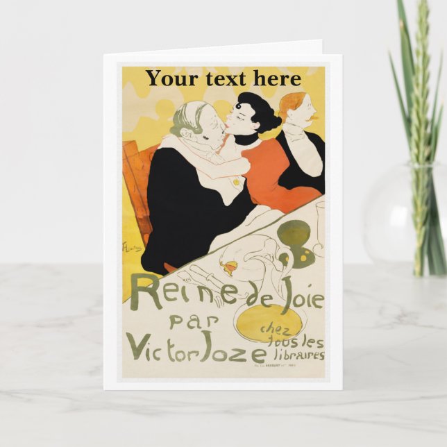 Toulouse-Lautrec-tackkort Tack Kort (Framsida)