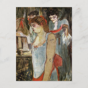 Toulouse-Lautrec - Tattoed Woman Vykort