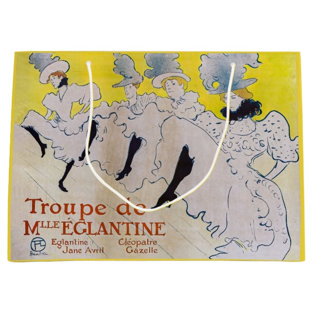 Toulouse-Lautrec - Troupe de Mlle Eglantine (Framsidan)