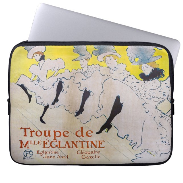 Toulouse-Lautrec - Troupe de Mlle Eglantine Laptop Fodral (Framsidan)