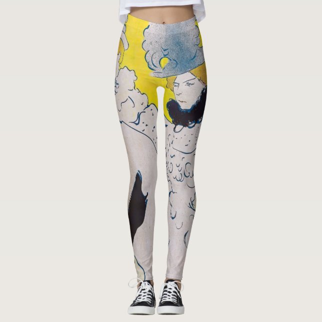 Toulouse-Lautrec - Troupe de Mlle Eglantine Leggings (Framsida)