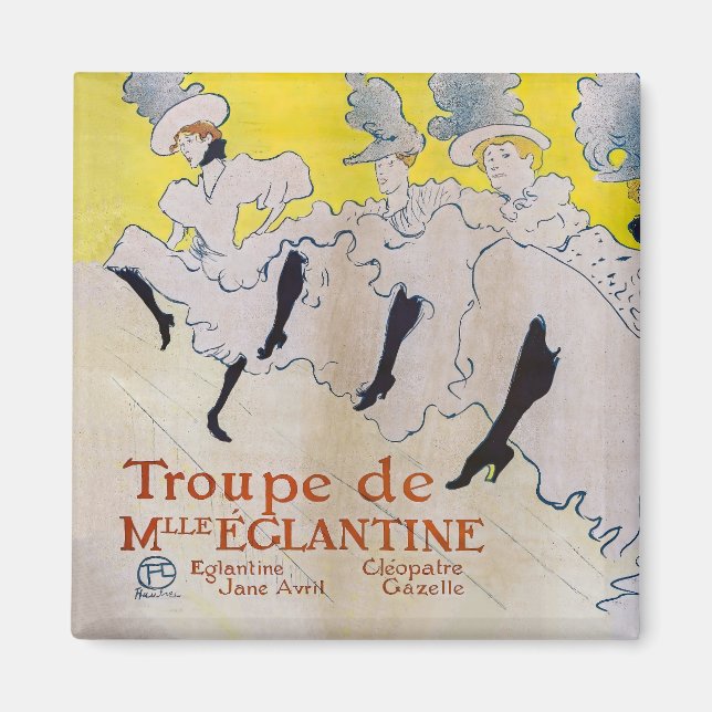 Toulouse-Lautrec - Troupe de Mlle Eglantine Magnet (Framsidan)
