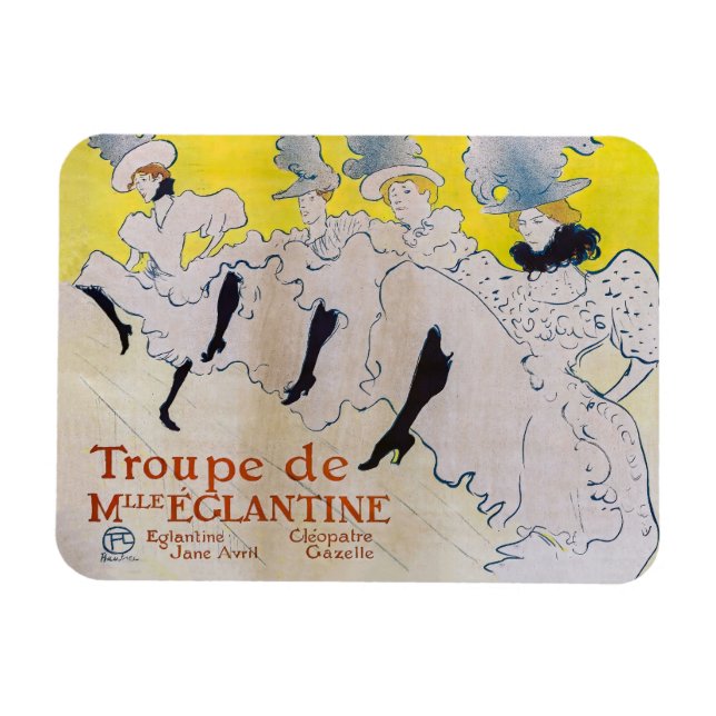 Toulouse-Lautrec - Troupe de Mlle Eglantine Magnet (Horisontell)