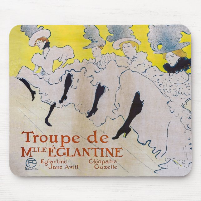 Toulouse-Lautrec - Troupe de Mlle Eglantine Musmatta (Framsidan)