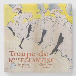 Toulouse-Lautrec - Troupe de Mlle Eglantine Stenunderlägg