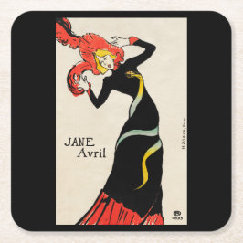 Toulouse-Lautrec Underlägg Papper Kvadrat