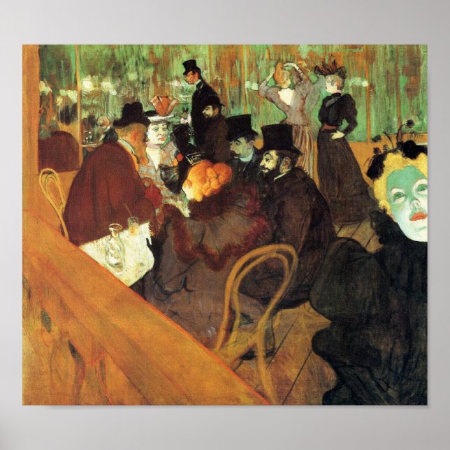 Toulouse-Lautrec: Vid Moulin-Rouge Poster (Framsidan)