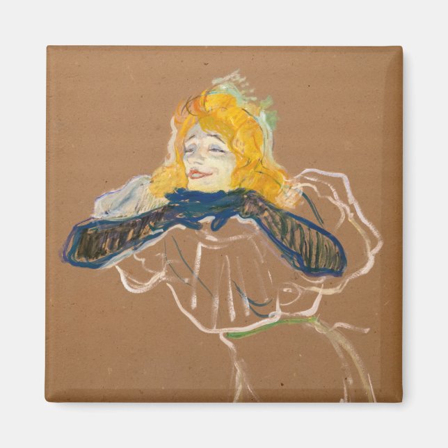 Toulouse-Lautrec - Yvette Guilbert Singing Magnet (Framsidan)