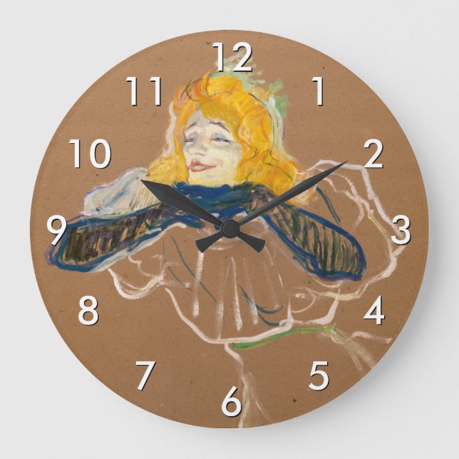 Toulouse-Lautrec - Yvette Guilbert sjunger Stor Klocka (Framsida)