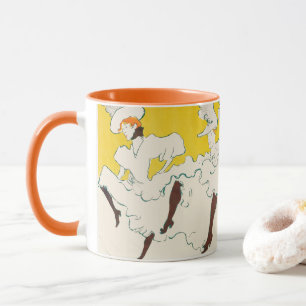 Toulouse Lautrecs Mademoiselle Eglantines trupp Mugg