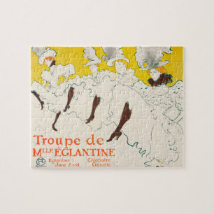 Toulouse Lautrecs trupp Mademoiselle Eglantine Pussel