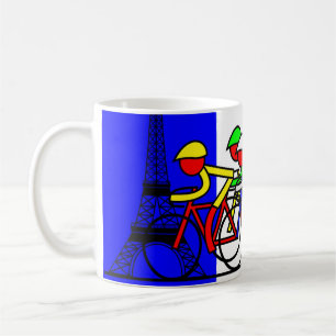 Tour Arrives i Paris Kaffemugg
