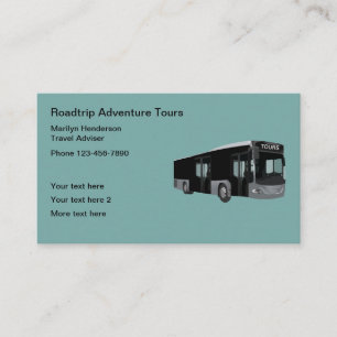 Tour Buss Agent Visitkort