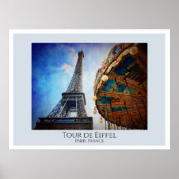 Tour de Eiffel Paris Poster